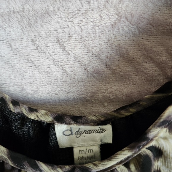 EUC Dynamite Leopard Print Dress - Picture 4 of 4